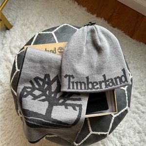 Timberland Hat & Scarf Set - Reversible!